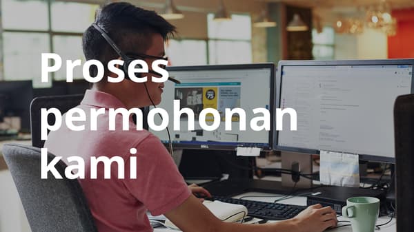 Proses permohonan kami