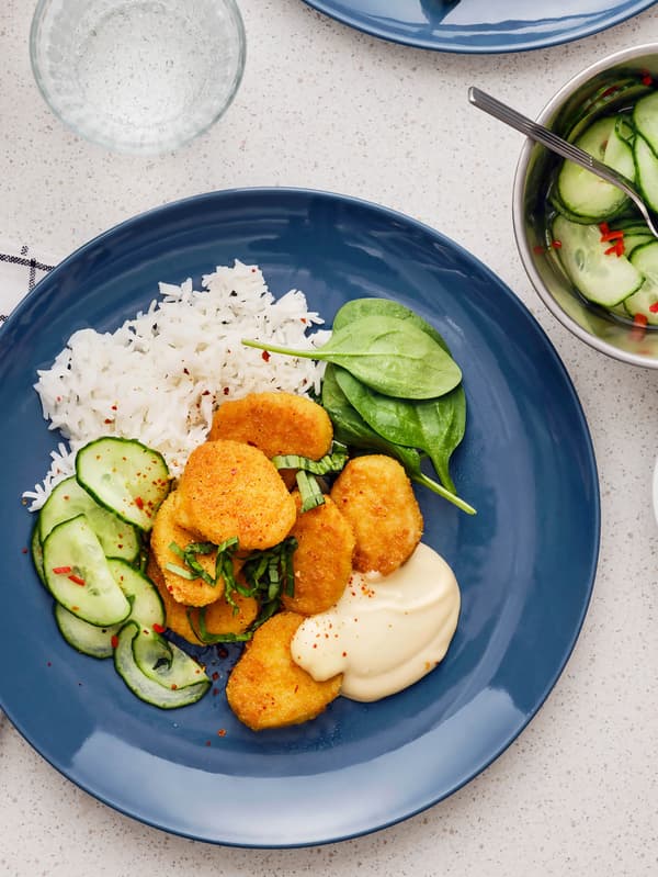 Pšeničné nugety SLAGVERK s ryžou.