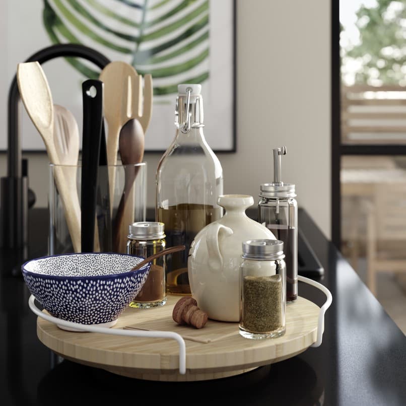 回転プレート収納