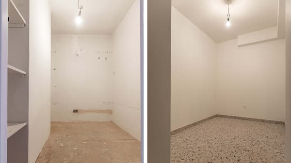 Puste pomieszczenia przed metamorfozą.