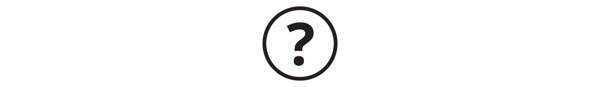 Question mark in a circle