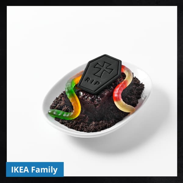  R.I.P ชิ้นนี้เพื่อคุณ
บราวนี, ครัมเบิลช็อกโกแลต, แผ่นน้ำตาล, เยลลี่
ราคา IKEA Family 59 บาท
ราคาปกติ 69 บาท