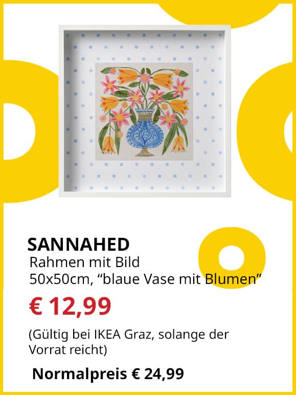 Rahmen mit Bild Sannahed, 50x50cm, Motiv 
