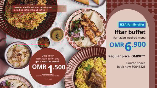 Ramadan Iftar buffet 2026