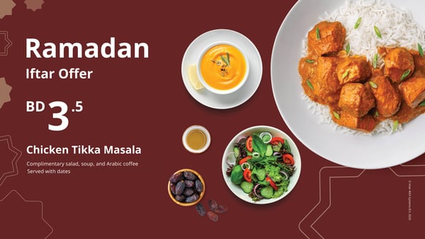 Ramadan menu