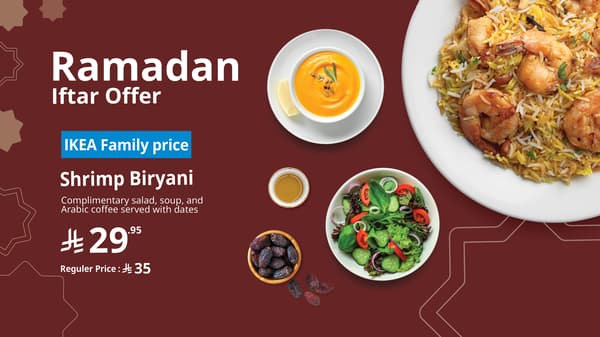 Ramadan menu