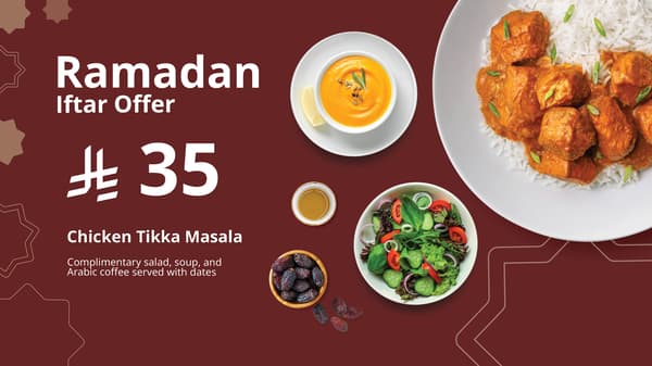 Ramadan menu