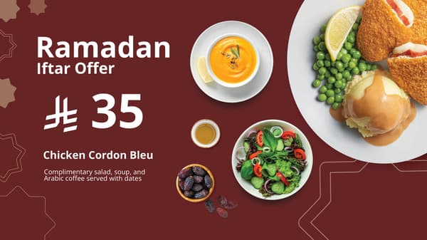 Ramadan menu
