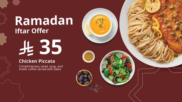 Ramadan menu