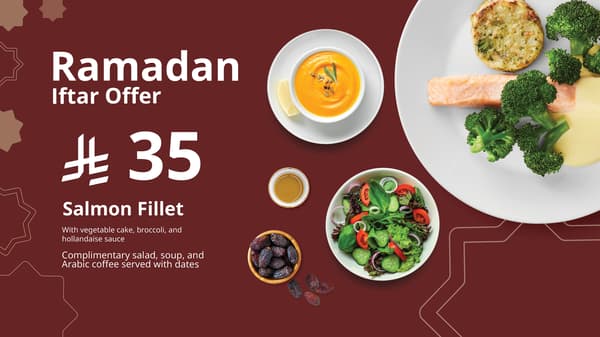 Ramadan menu
