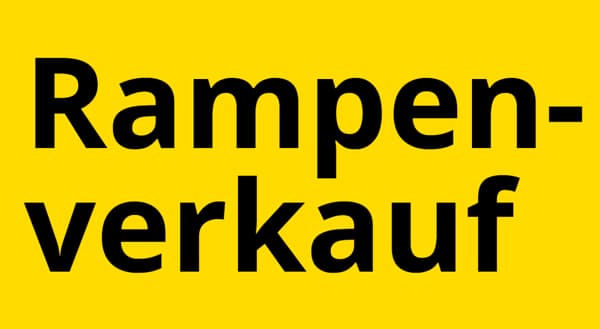 Rampenverkauf