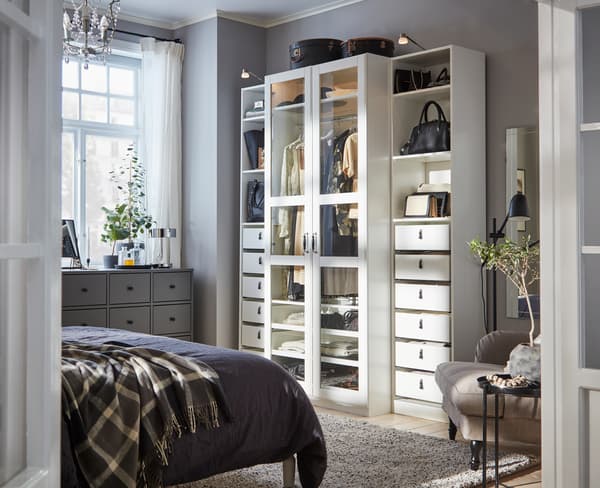 Rangement fermé/ouvert PAX chambre