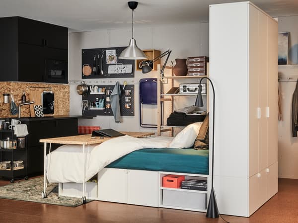 Rangement fermé PLATSA chambre