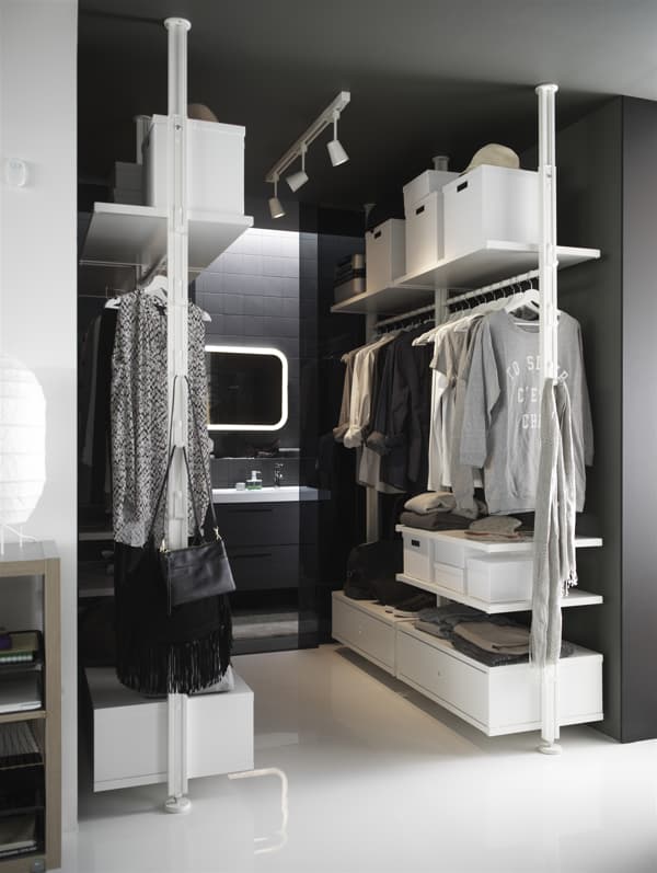 Rangement ouvert ELVARLI dressing