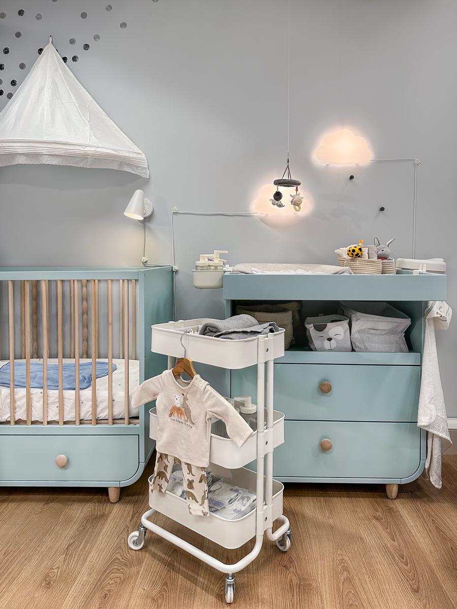 RÅSKOG Wózek, biały, 35x45x78 cm