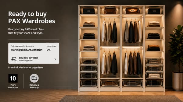 Ready to buy PAX Wardrobes