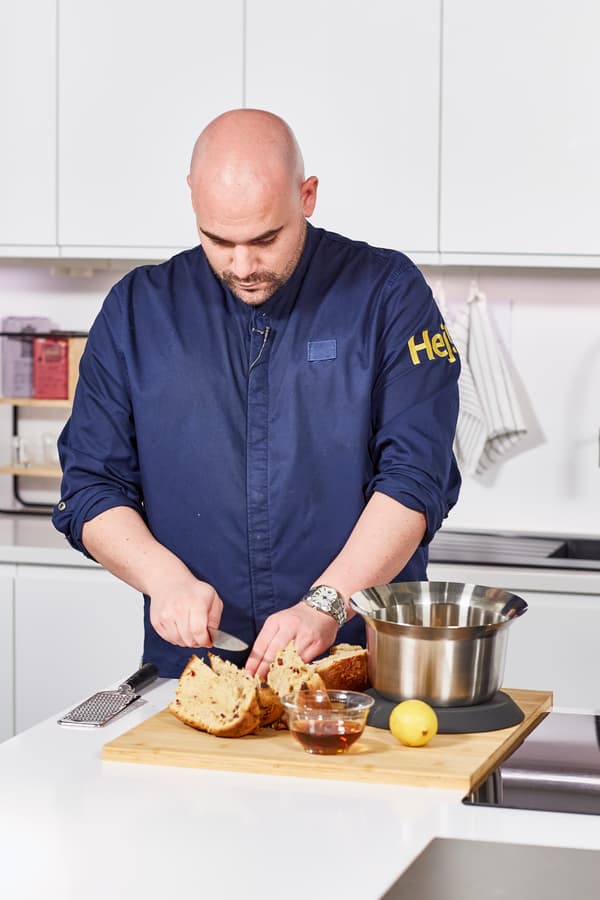 receitas fáciles con panettone