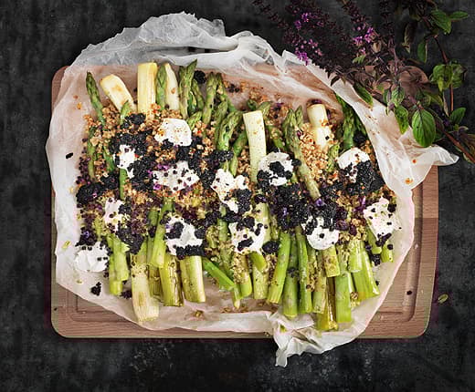recette-salade-asperges-perles-algues-épicerie-suédoise-IKEA