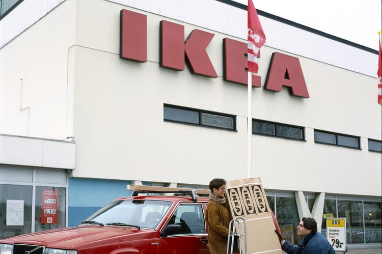 The IKEA logo history and design IKEA