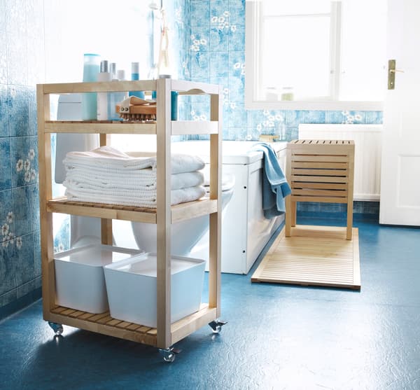 Refurbish your bathroom by adding a trolley