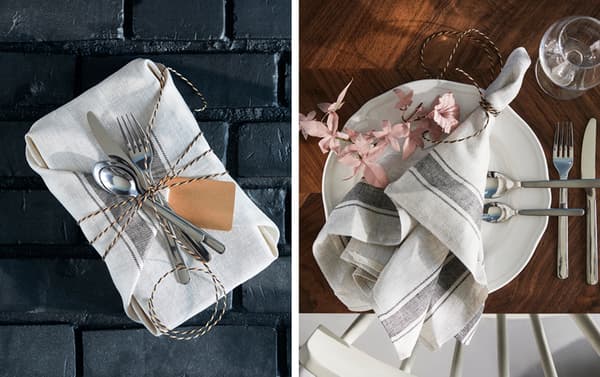 Regali confezionati in una scatola, in un cesto o avvolti in uno strofinaccio: un'idea originale per una persona speciale - IKEA