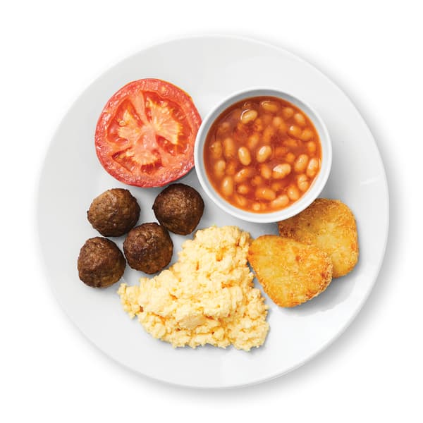 Regular vegetarian breakfast