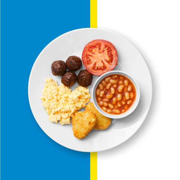 Regular vegetarian breakfast
