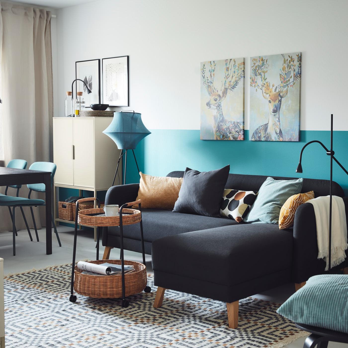 Relaxing, working, dining...this space does it all