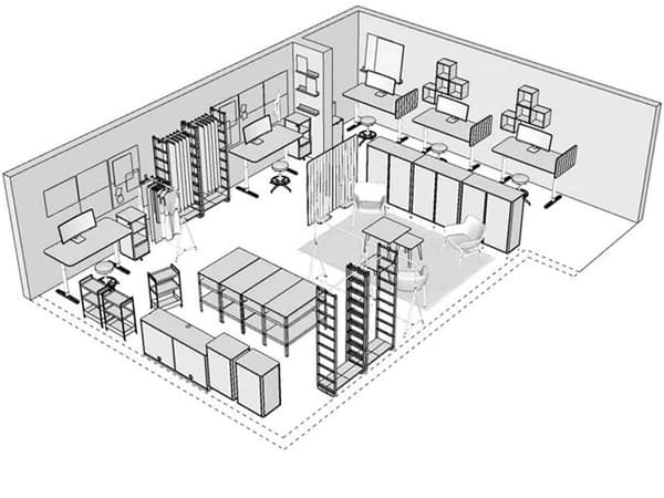 render prostora