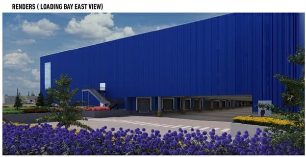 Rendering of new IKEA building