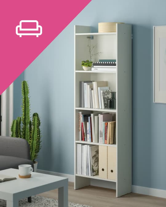 Repisas y estantes IKEA para organizar todo en tu sala