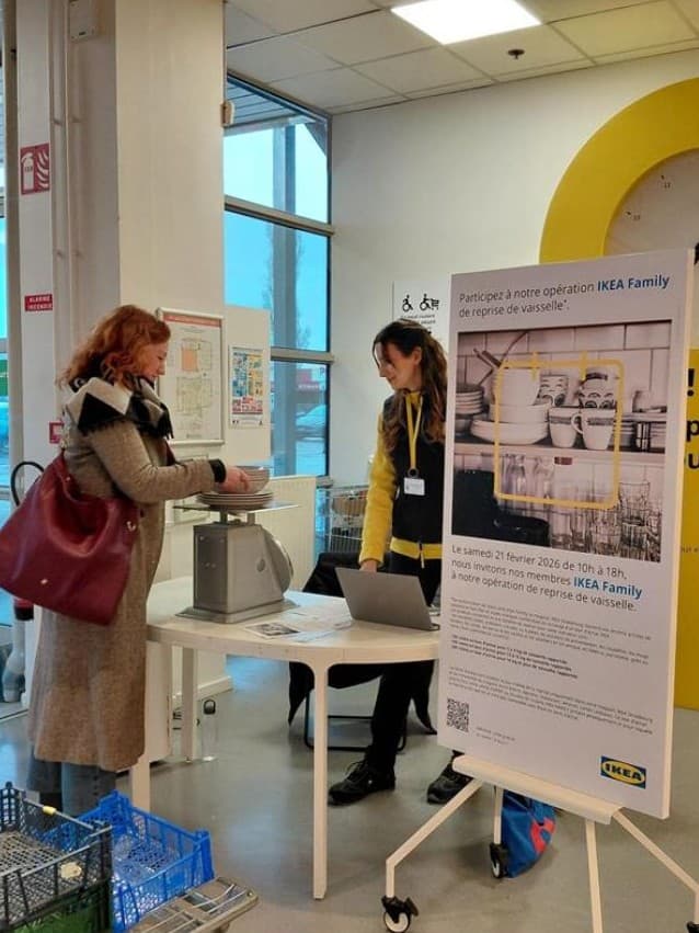 Reprise vaisselle IKEA