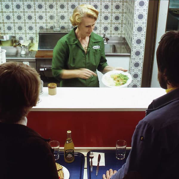 Restaurangen i Älmhult i mitten av 1960-talet.
