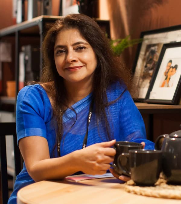 Retrato de Preet Duphar, directora financeira de IKEA India.