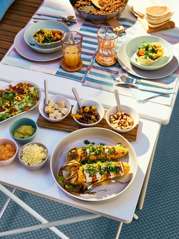 reusable plastic plates and cutlery