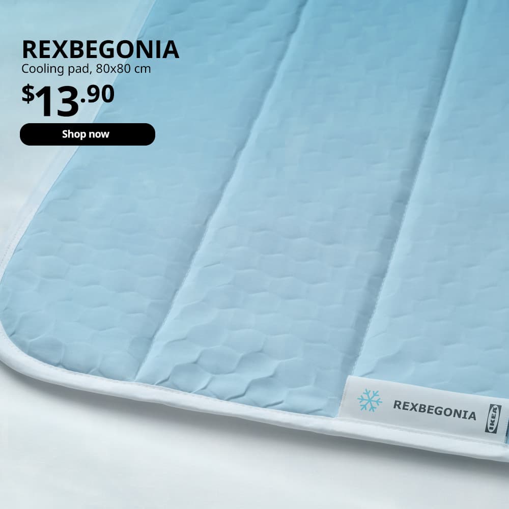 REXBEGONIA cooling pad. Price: $13.90.