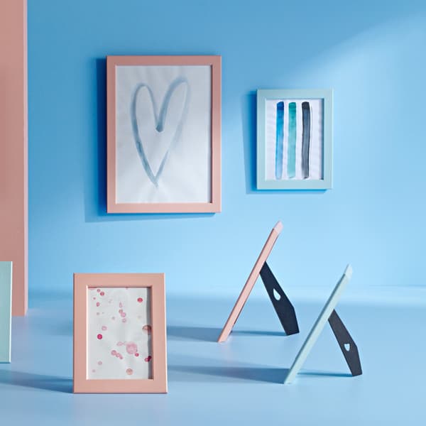 RIBBA black picture frame, 13x18 cm.