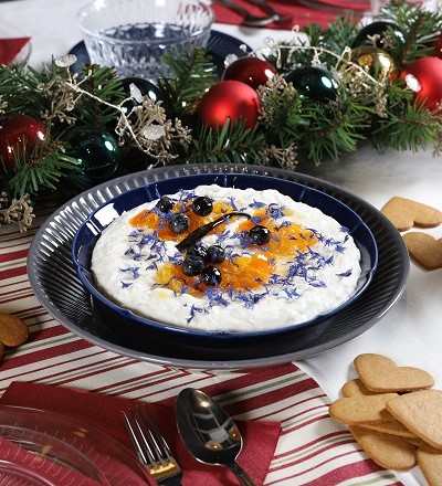 Rice pudding with orange “Ris à la Malta”