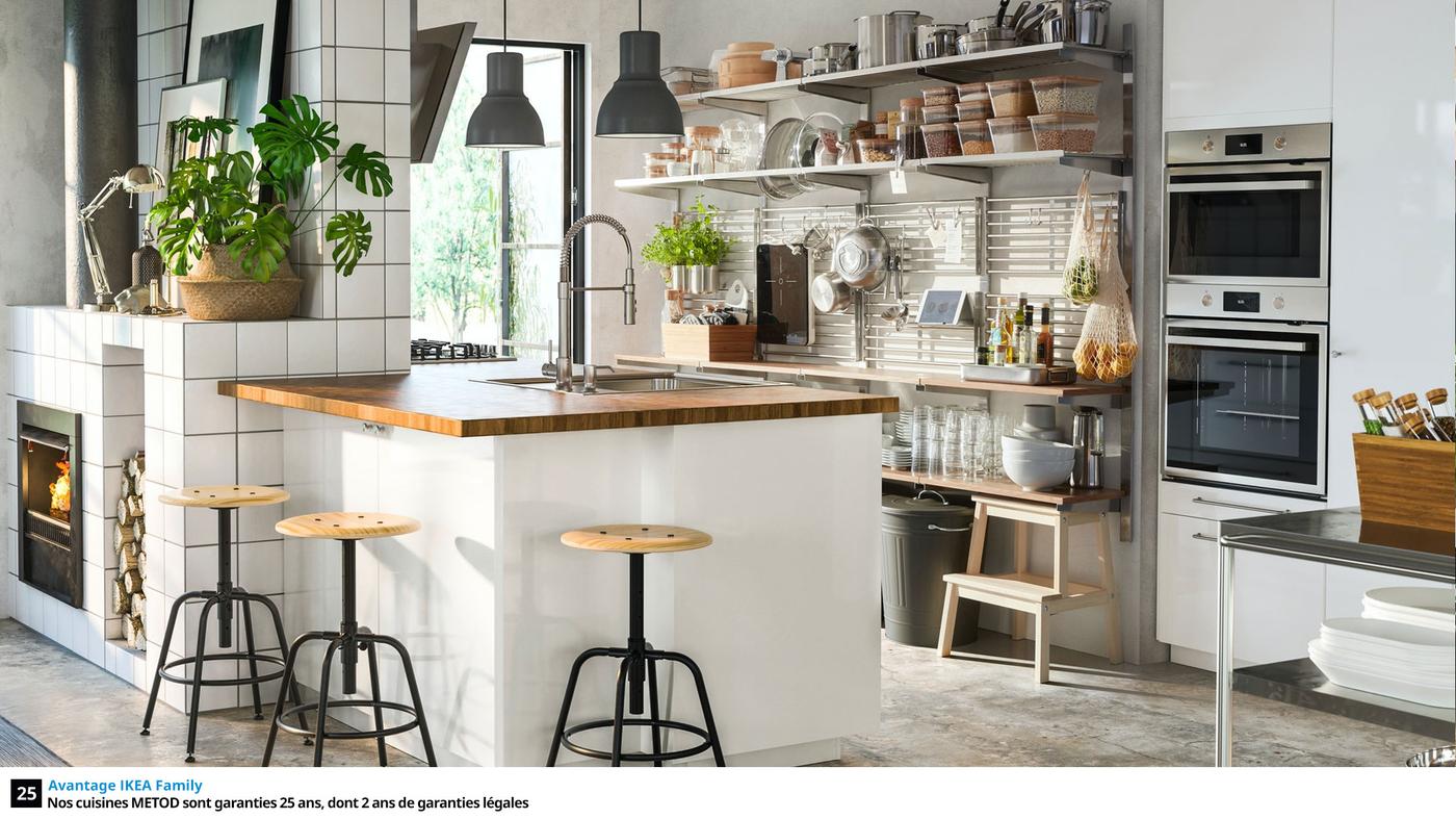 Cuisines METOD finition RINGHULT blanc - IKEA