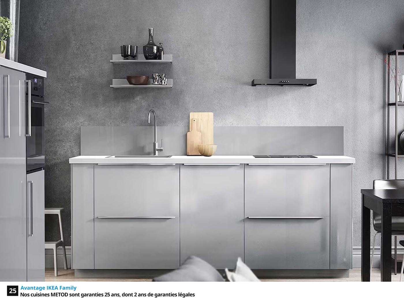 Cuisines METOD finition RINGHULT gris brillant - IKEA