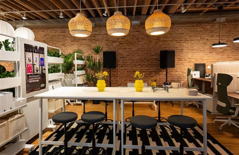 room setting at Design Days