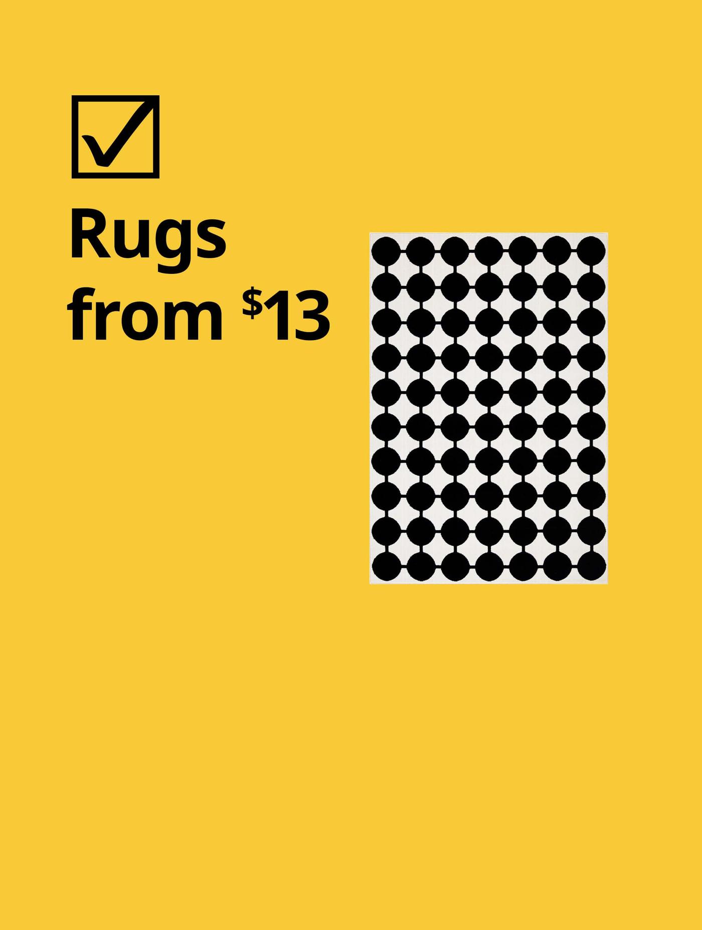Rugs from $13