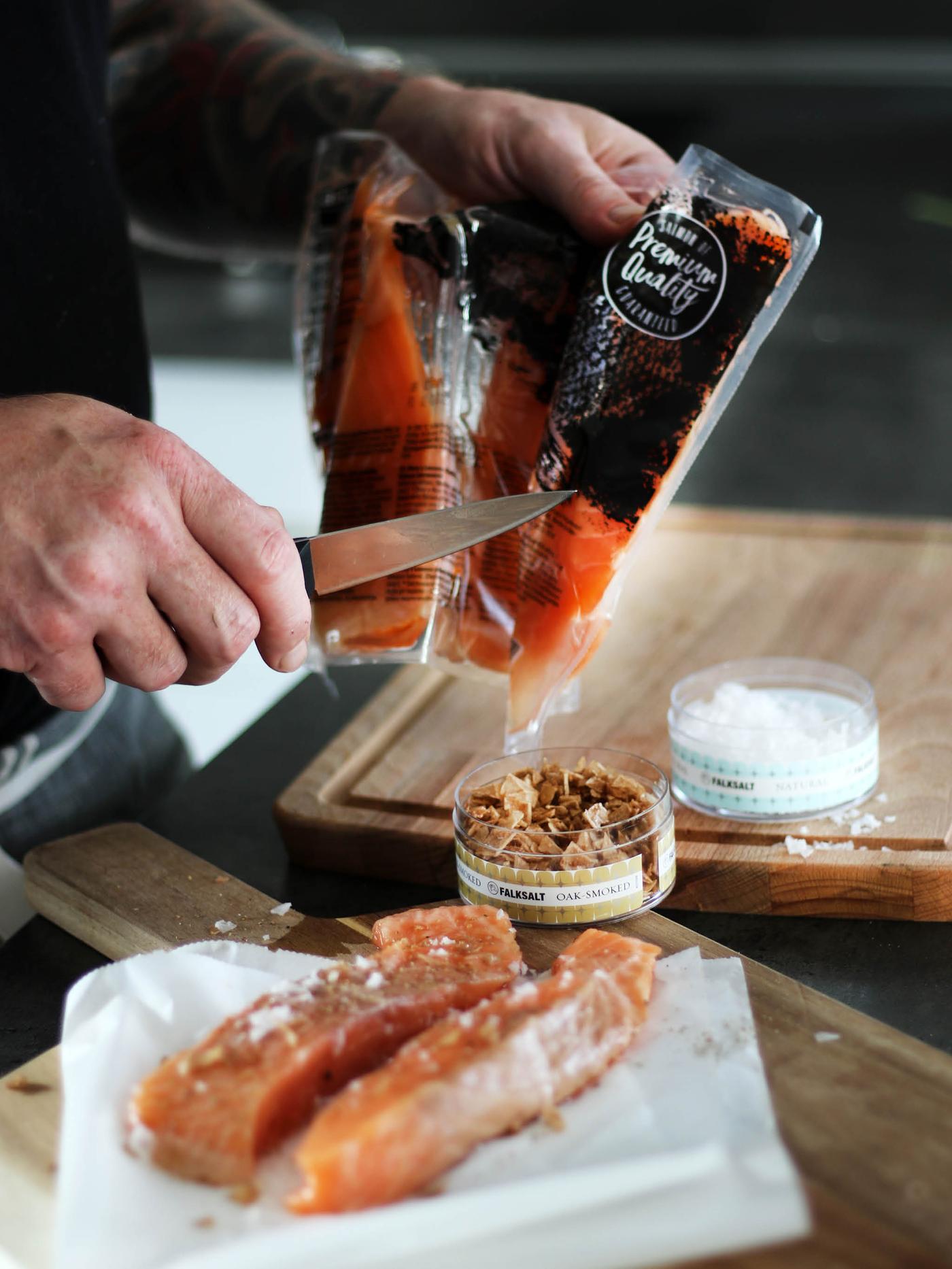 Losos s pepřovo-sýrovou omáčkou - IKEA