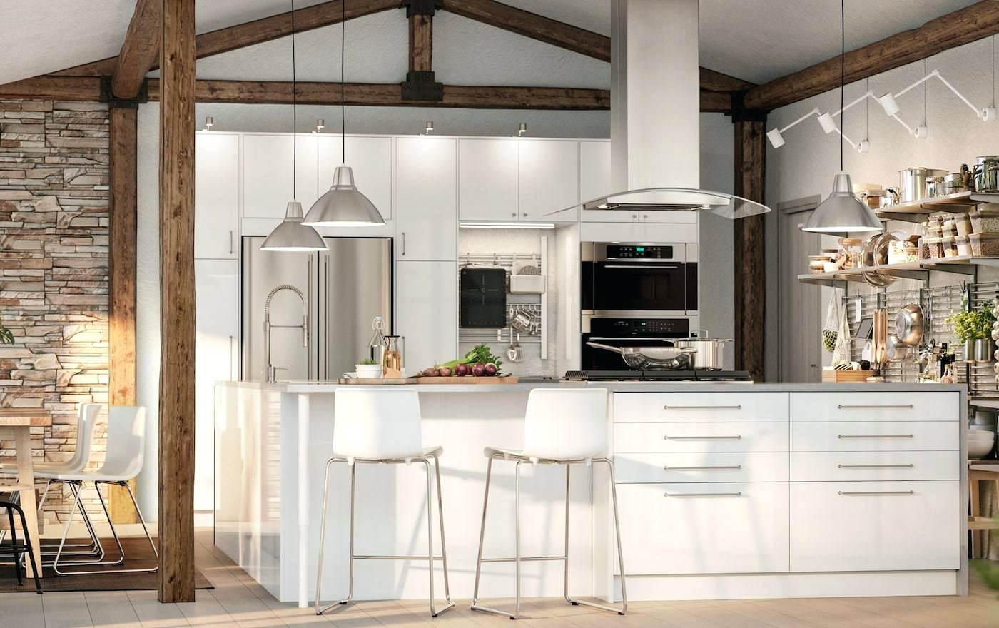 Four brilliant white kitchens IKEA Spain