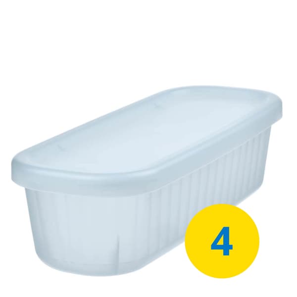 RYKTA storage box with lid.