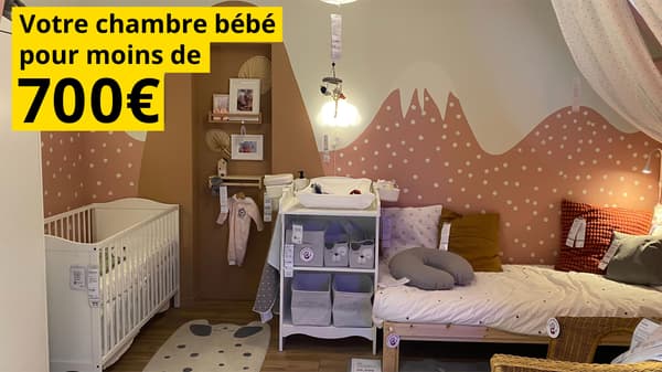 Sa nouvelle chambre pour moins de 700 € - petit prix chambre bébé