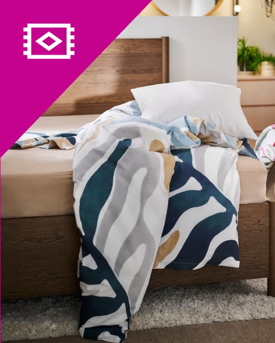 Sábanas IKEA para combinar y vestir tu dormitorio.