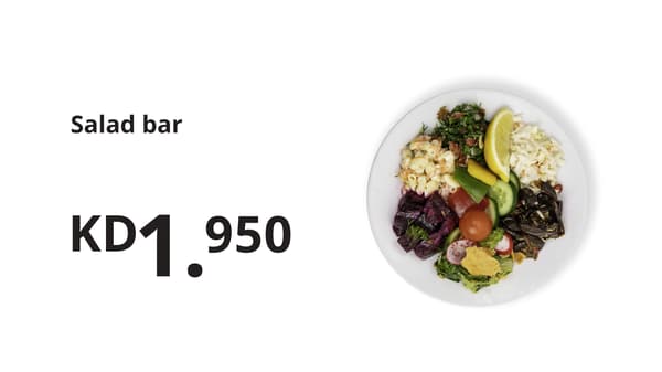 Salad bar