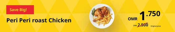 Sale big! Sale platter peri peri roast chicken