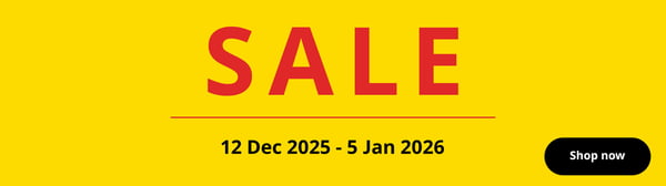 SALE is on from 12 Dec 2025 - 5 Jan 2026